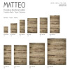 Vinyl Teppich MATTEO 60x90 cm Old Wood