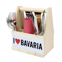 contento Besteck Caddy I LOVE BAVARIA