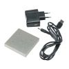 Edelstahl Sockel mit farbigen LEDs