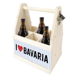 contento Beer Caddy I LOVE BAVARIA