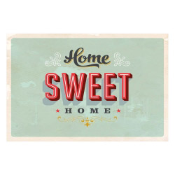 contento Vinyl Teppich MATTEO 60x90 cm Home Sweet Home