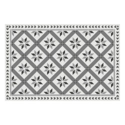 contento Vinyl Teppich MATTEO 60x90 cm Fliesen 1 Grau