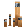 Leuchtstele Holz XL hoch für 200x150x100 hoch