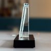 Glasbild selbststehend groß - hoch