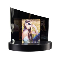 Fotogeschenke Foto auf Glas + Clarisso® Sockel - SET - 105x80x19 hoch