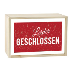 contento Lightbox GESCHLOSSEN 30x20 cm