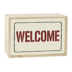 contento Lightbox WELCOME 30x20 cm