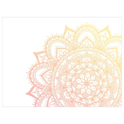 contento Tischset Vinyl Flower Mandala